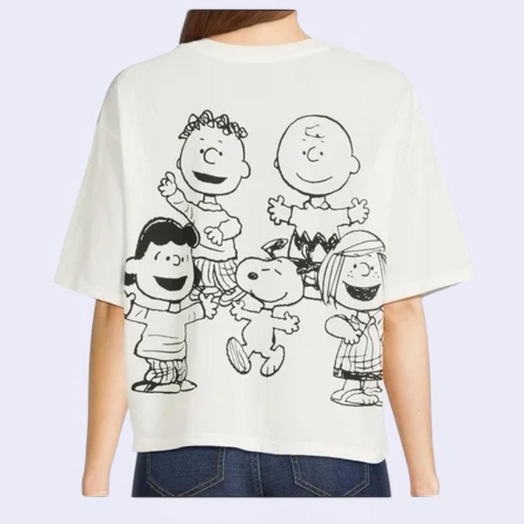 Peanuts Juniors Graphic Rubber Patch Tee - Size XL (15-17) - Picture 2 of 7